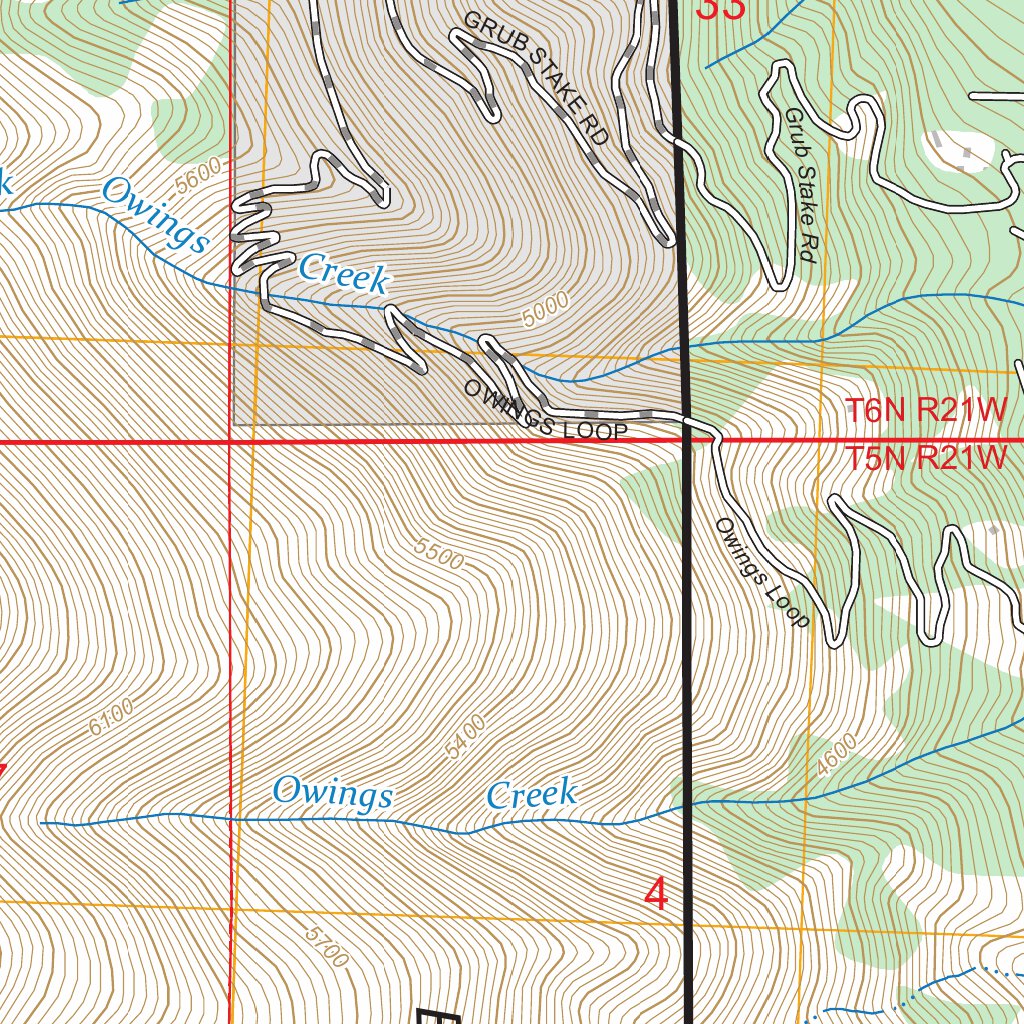 Hamilton South, MT FSTopo Map by US Forest Service - Topo | Avenza Maps