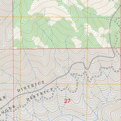 Hanland Peak, CA FSTopo Preview 3