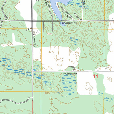 Hamlin Lake, MI FSTopo Preview 2