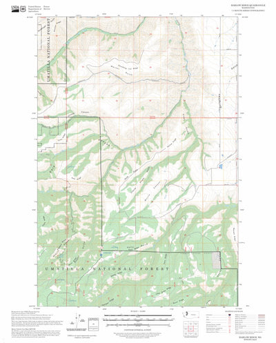 Harlow Ridge, WA FSTopo Preview 1