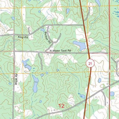 Harperville, MS FSTopo Preview 3