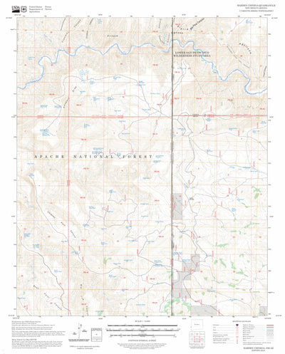 Harden Cienega, NM-AZ FSTopo Preview 1