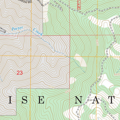 Harris Creek Summit, ID FSTopo Preview 2