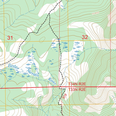 Harris Lake, CO FSTopo Preview 3