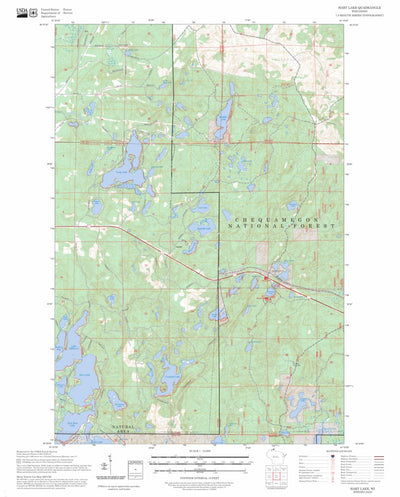 Hart Lake, WI FSTopo Preview 1
