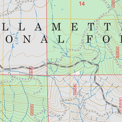 Harter Mountain, OR FSTopo Preview 2