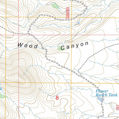 Harrison Canyon, AZ FSTopo Preview 3