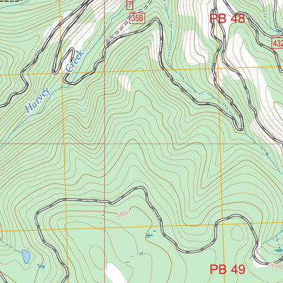Harvey Point, MT FSTopo Preview 3