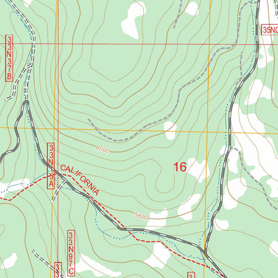 Harvey Mountain, CA FSTopo Preview 3