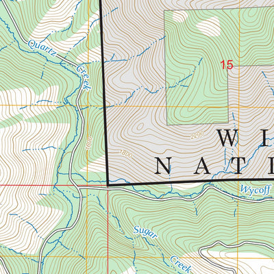 Harvey Mountain, OR FSTopo Preview 3