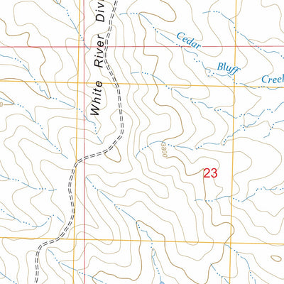 Hay Canyon Butte, SD FSTopo Preview 3