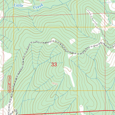 Hayfork, CA FSTopo Preview 3