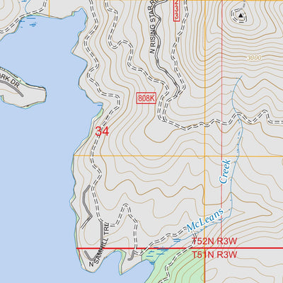 Hayden Lake, ID FSTopo Preview 2