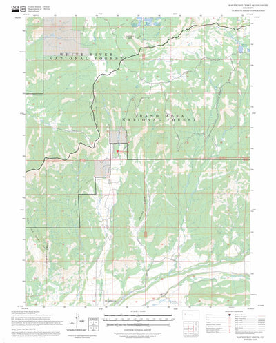 Hawxhurst Creek, CO FSTopo Preview 1