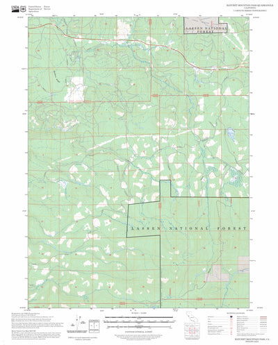 Hatchet Mountain Pass, CA FSTopo Preview 1