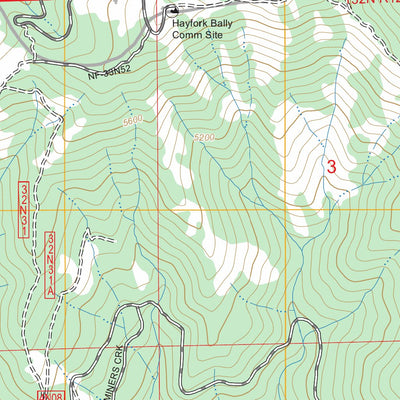 Hayfork Bally, CA FSTopo Preview 3