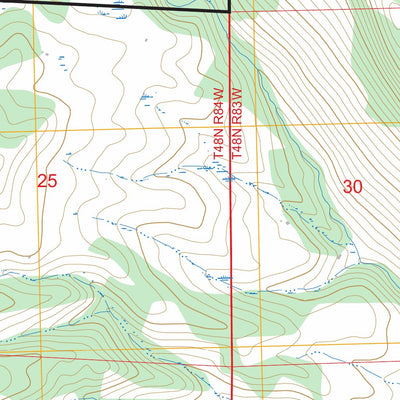 Hazelton, WY FSTopo Preview 3