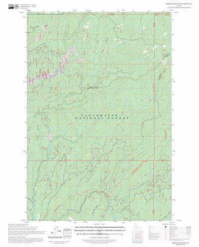 Hemlock Butte, ID FSTopo Preview 1