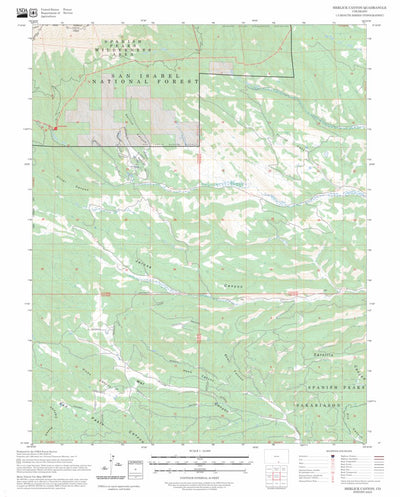 Herlick Canyon, CO FSTopo Preview 1