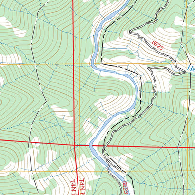 Hennessy Peak, CA FSTopo Preview 3