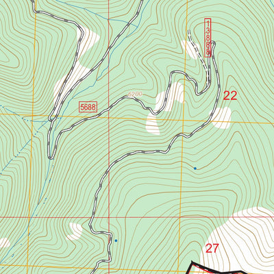 Henderson Ridge, ID-MT FSTopo Preview 2