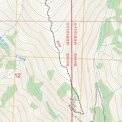 Henderson Ridge, ID-MT FSTopo Preview 3