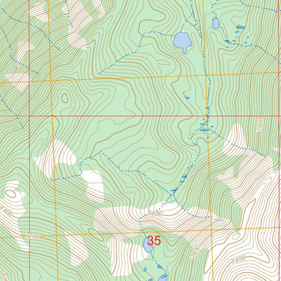 Hemlock Lake, MT FSTopo Preview 3