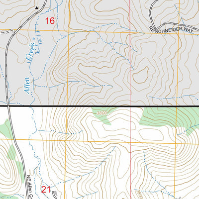 Hensley Butte, OR FSTopo Preview 2