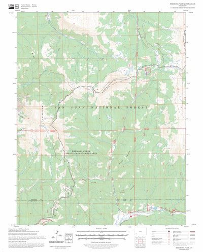 Hermosa Peak, CO FSTopo Preview 1