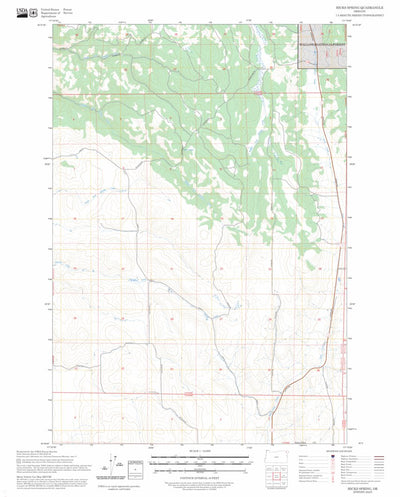 Hicks Spring, OR FSTopo Preview 1