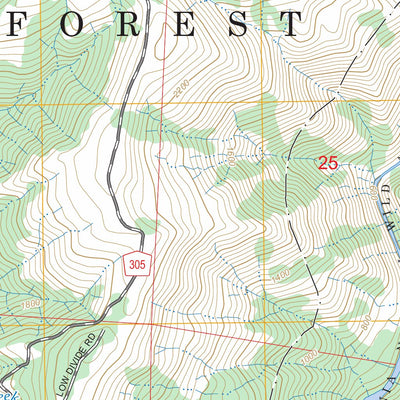High Divide, CA-OR FSTopo Preview 3