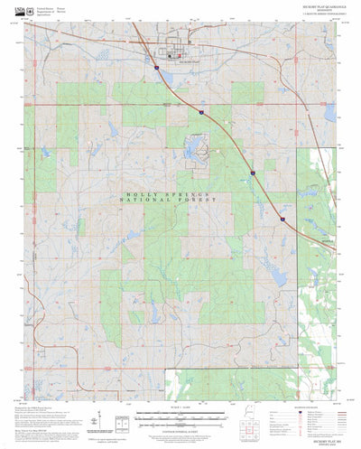 Hickory Flat, MS FSTopo Preview 1