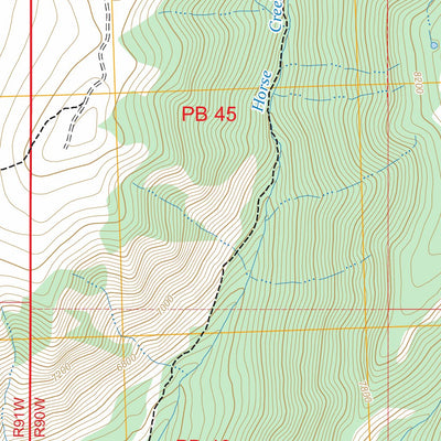 Hidden Tepee Creek, WY FSTopo Preview 3