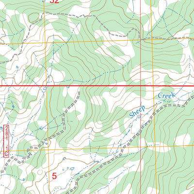 Hightower Mountain, CO FSTopo Preview 2