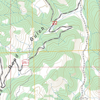 Hightower Mountain, CO FSTopo Preview 3