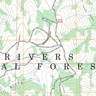 High Plateau Mountain, CA-OR FSTopo Preview 2