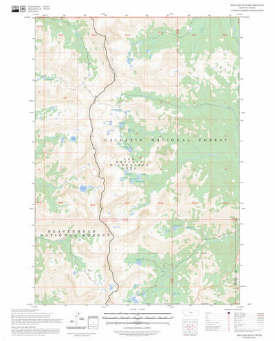Hilgard Peak, MT FSTopo Preview 1