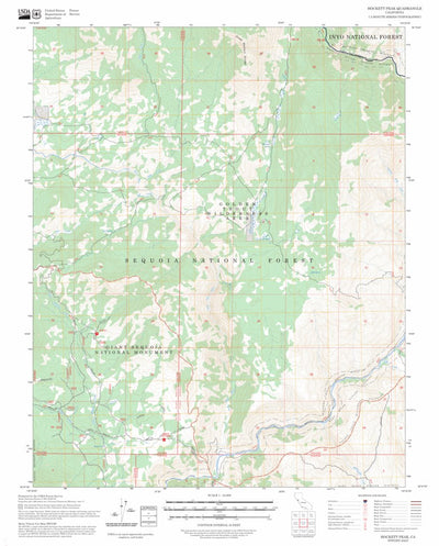 Hockett Peak, CA FSTopo Preview 1
