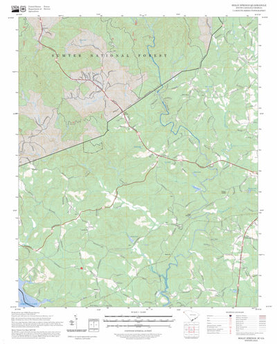 Holly Springs, SC-GA FSTopo Preview 1