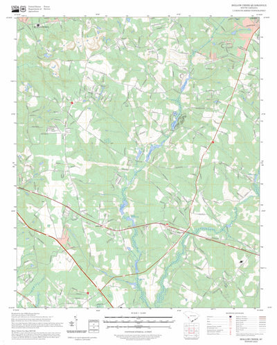 Hollow Creek, SC FSTopo Preview 1