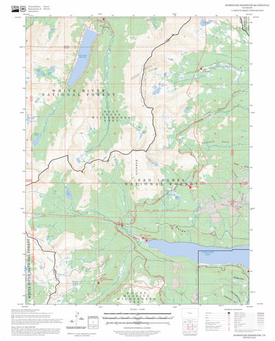 Homestake Reservoir, CO FSTopo Preview 1