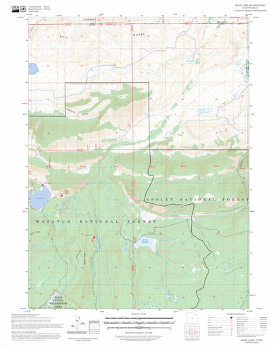 Hoop Lake, UT-WY FSTopo Preview 1