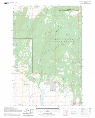 Hoover Spring, MT FSTopo Preview 1