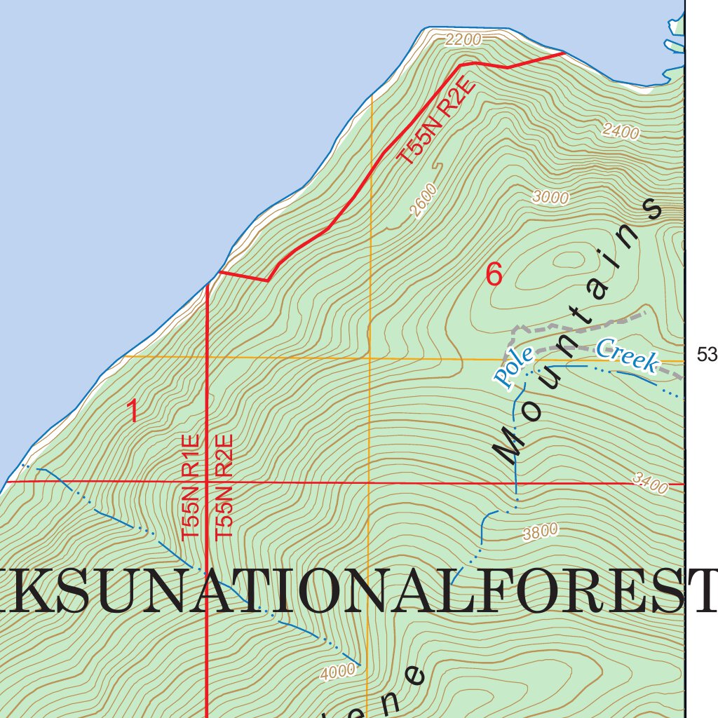 Hope, ID FSTopo Map by US Forest Service - Topo | Avenza Maps