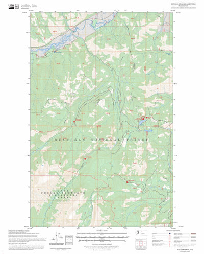 Hoodoo Peak, WA FSTopo Preview 1