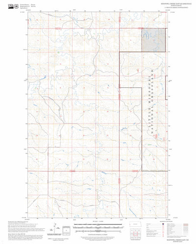 Hootowl Creek East, ND FSTopo Preview 1