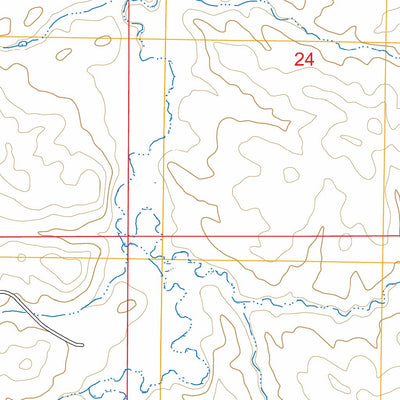 Hootowl Creek East, ND FSTopo Preview 2