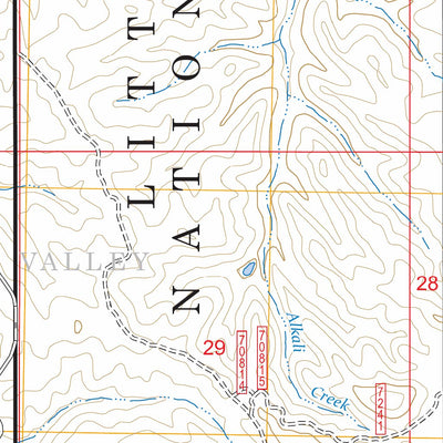 Hootowl Creek East, ND FSTopo Preview 3