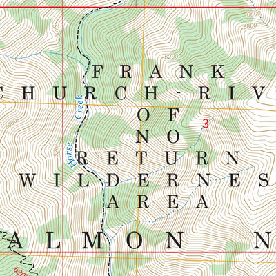 Horse Creek Butte, ID FSTopo Preview 3
