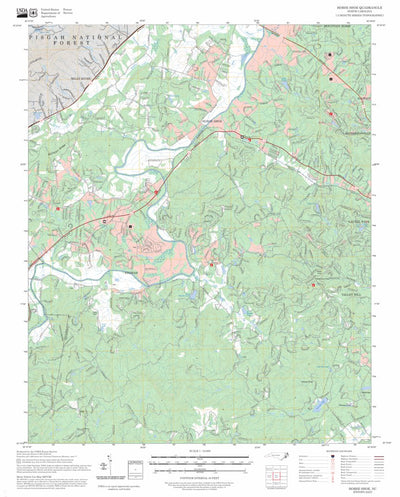 Horse Shoe, NC FSTopo Preview 1